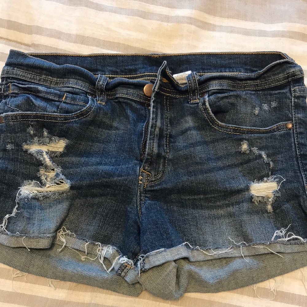 Denim shorts